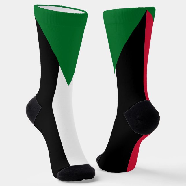 Chaussette Drapeau du Soudan (Angulaire)
