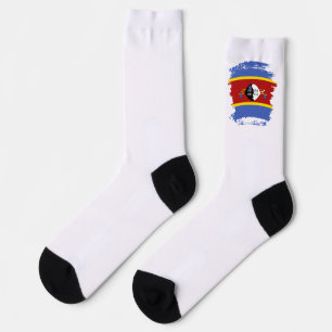 Chaussette drapeau du Swaziland