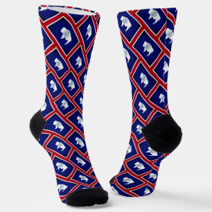 Chaussette Drapeau du Wyoming