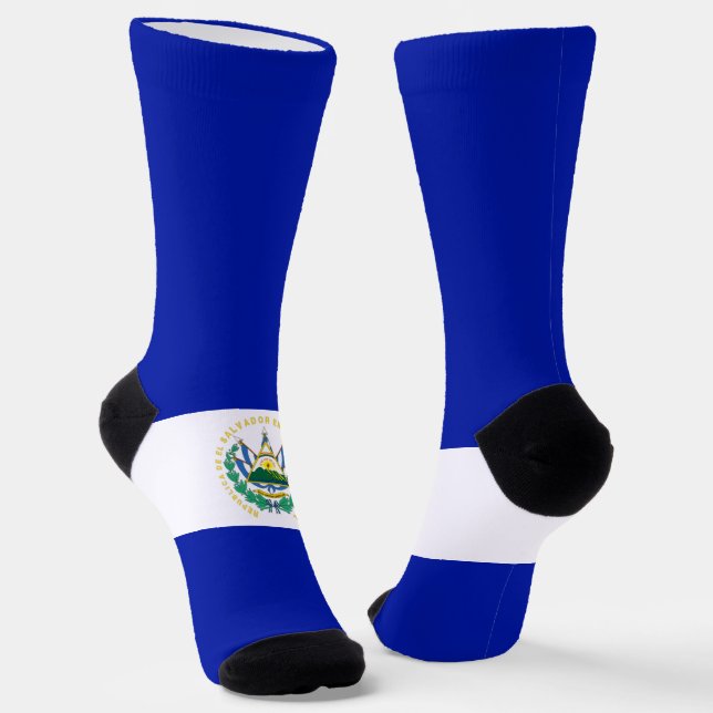 Chaussette Drapeau El Salvador (Angulaire)