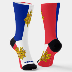 Chaussette Drapeau Français Patriotique, France Durable Premi