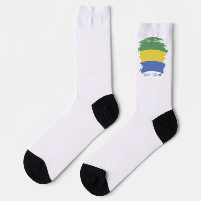 Chaussette Drapeau Gabon (Gauche)