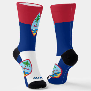 Chaussette Drapeau guaméen Patriotique, Guam, USA State Premi