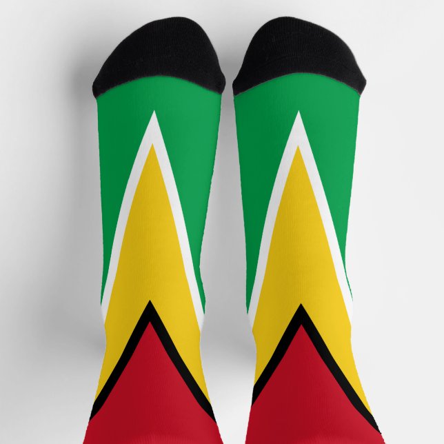 Chaussette Drapeau Guyana (Haut)