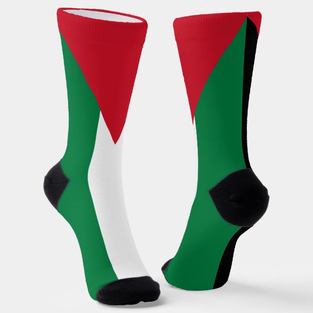 Chaussette Drapeau palestinien (Angulaire)