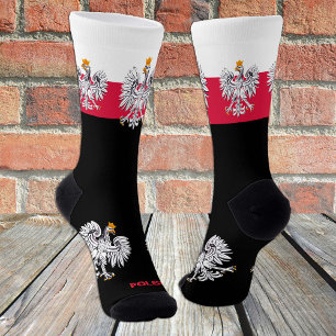 Chaussette Drapeau polonais Chaussettes patriotiques, Pologne