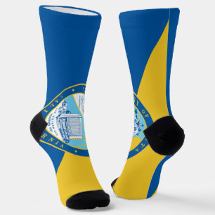 Chaussette Drapeau urbain de père Noël Ana (Californie)