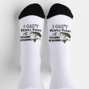 Chaussette Drôle Citation de pêche de basse grande bouche Coo