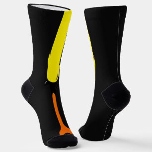 Chaussette Drôle jambe de poulet Pieds Chaussettes Genou Anim