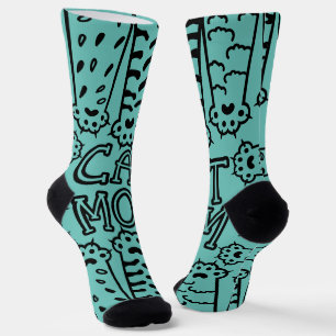 Chaussette Drôle maman chat pattes