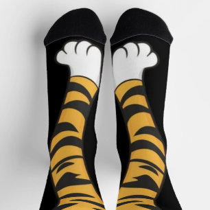 Chaussette Drôle patte chat tigre jambe pieds chaussettes gen