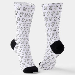Chaussette Drôle petite équipe de Axolotl personnalisable noi
