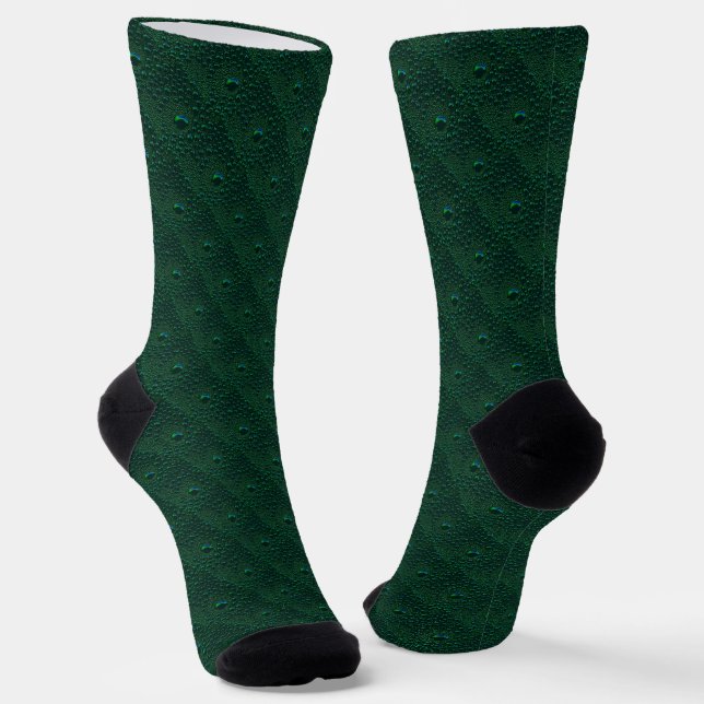 Chaussette Eau sur métal vert (Angulaire)
