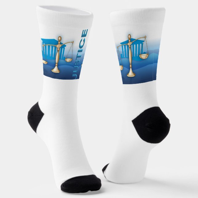 Chaussette Échelles de justice (Angulaire)