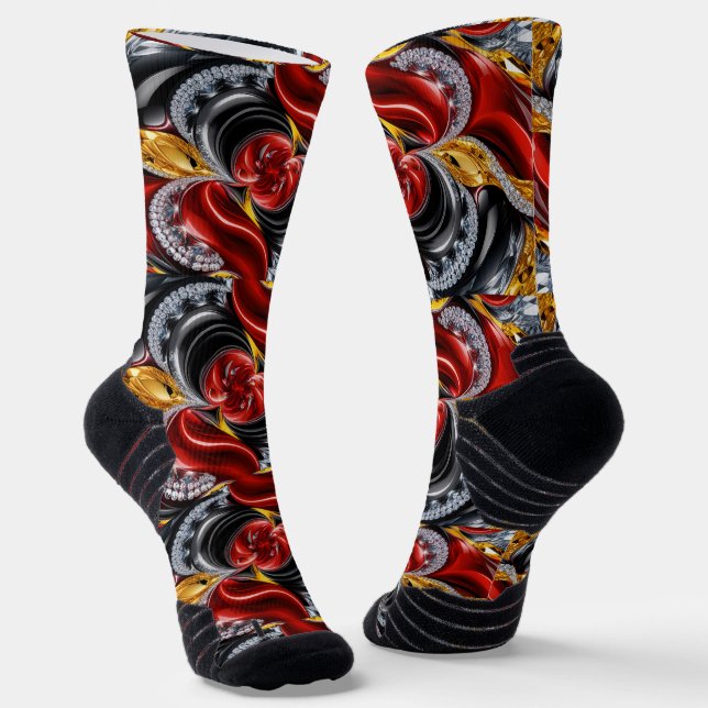 Chaussette Écran de sport avec couleurs allemandes (Angulaire)