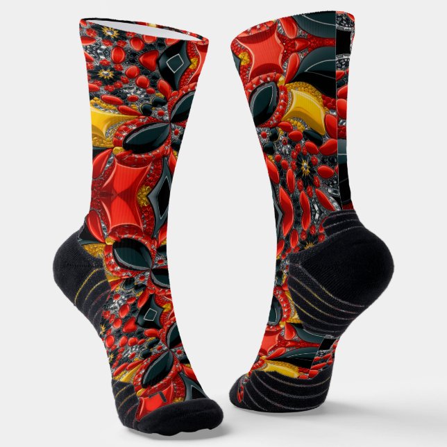 Chaussette Écran de sport avec couleurs allemandes (Angulaire)