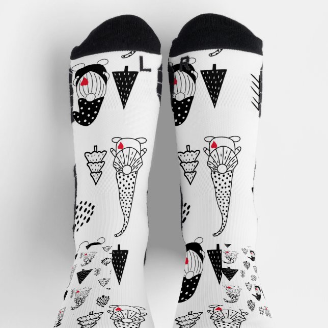 Chaussette Écran d'équipage sportif haute performance personn (Haut)