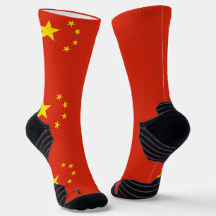 Chaussette Écran sportif avec drapeau de Chine