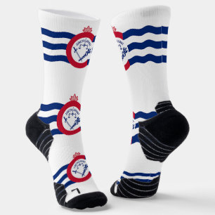 Chaussette Écran sportif avec drapeau de Cincinnati