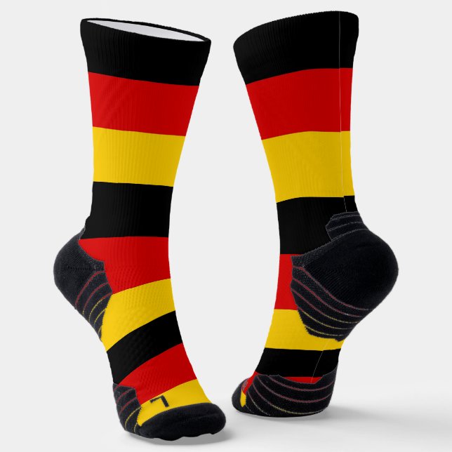 Chaussette Écran sportif avec drapeau de l'Allemagne (Angulaire)