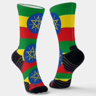 Chaussette Écran sportif avec drapeau de l'Éthiopie