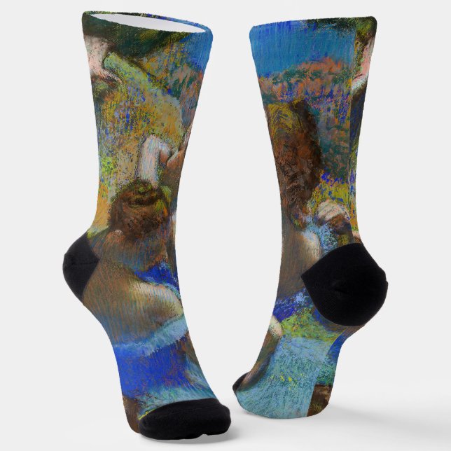 Chaussette Edgar Degas - Danseurs Bleus (Angulaire)