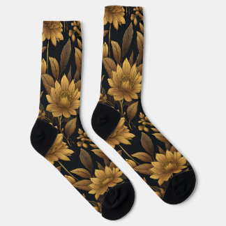 Chaussette Elegant floral design 