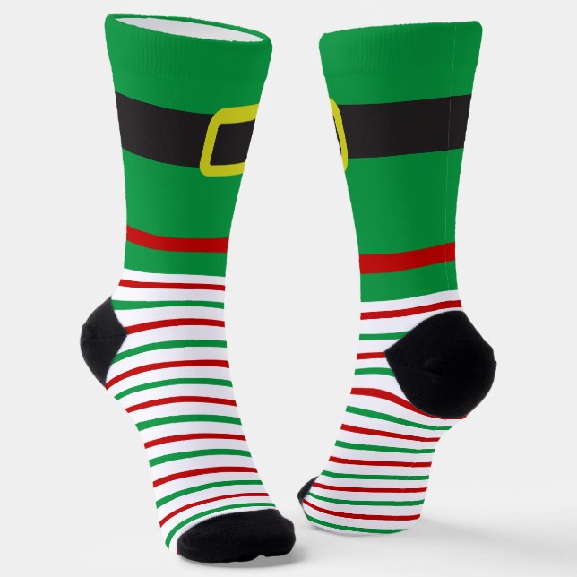 Chaussette Elf Christmas strié (Angulaire)