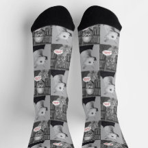 Elle, Son, Chaussettes d'équipage Crazy Ivory