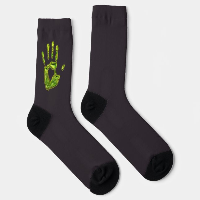 Chaussette Empreinte Ghoul brillante (Droite)