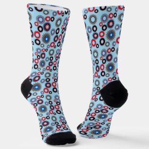 Chaussette Engrenages colorés