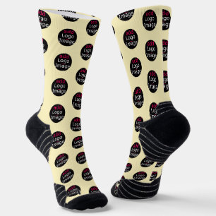 Chaussette Entreprise moderne Personnalisable Promo Vanille J