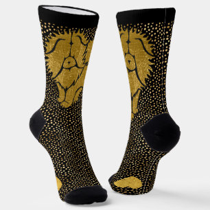 Chaussette ÉPARGNÉ GRÂCE À DES chaussettes métalliques imparf