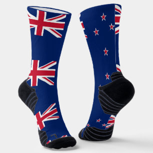 Chaussette Équipement sportif avec drapeau de la Nouvelle-Zél