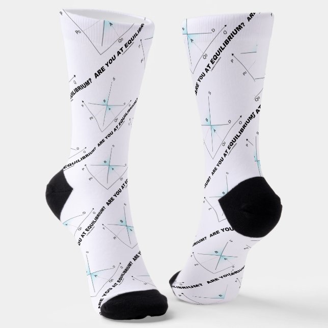 Chaussette Es-Tu À L'Équilibre ? Econ Courbe de demande d'app (Angulaire)
