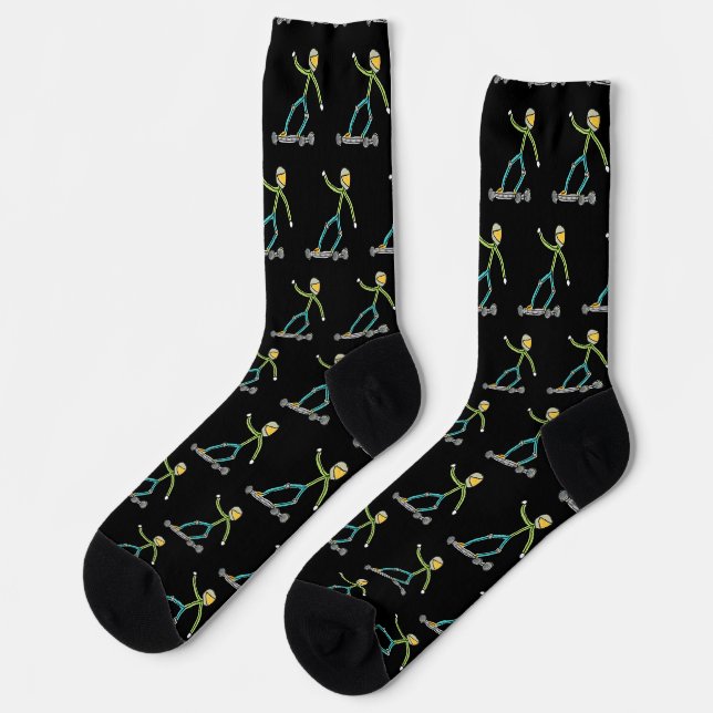 Chaussette Esk8 Stickman (Gauche)