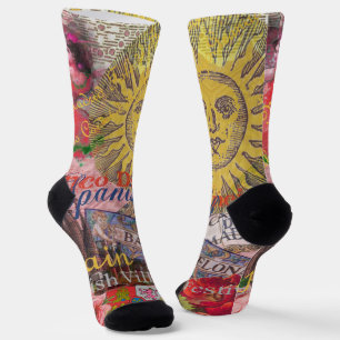 Chaussette Espagne Sunshine Espagnol Travel Art