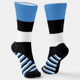 Chaussette Estonie Chaussettes, drapeau estonien couleurs / s