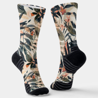 Chaussette Extravaganza Feuille tropicale