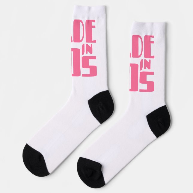 Chaussette Fabriqué dans les années 80 (Gauche)