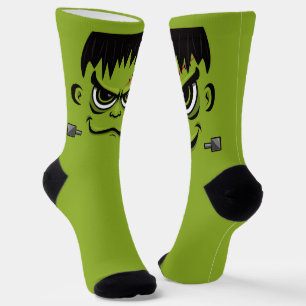 Chaussette Face Frankenstein Halloween