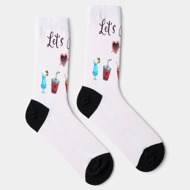 Chaussette Faisons la fête Summer Soiree (Droite)