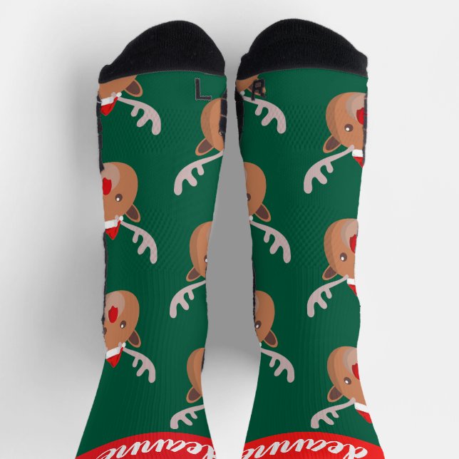 Chaussette Famille de Noël simple et élégante (Haut)
