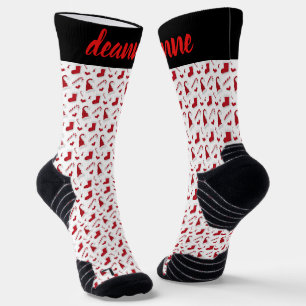 Chaussette Famille de Noël simple et élégante
