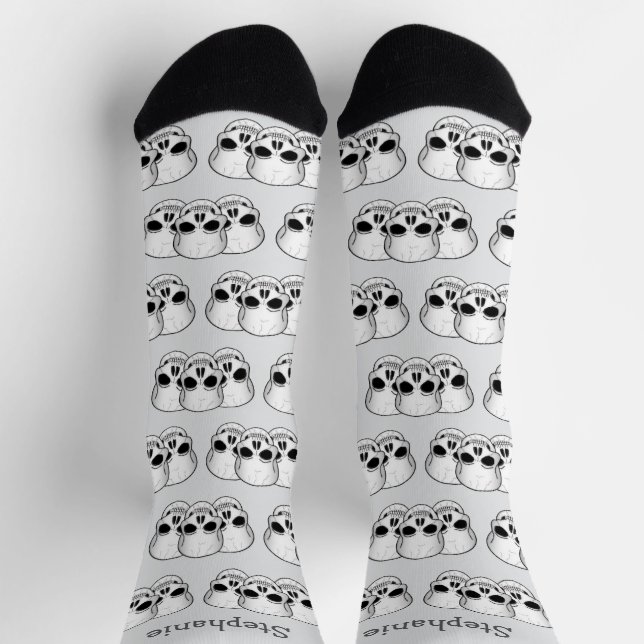 Chaussette Fantasy Art Skull  Design (Haut)