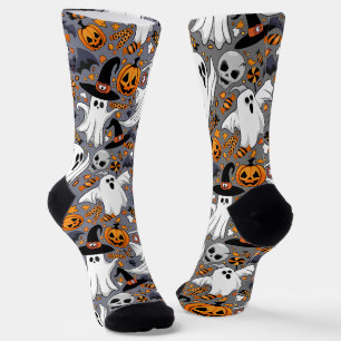 Chaussette Fantômes Monstres mignons Éffrayants et Déplaisant