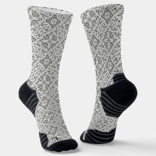 Chaussette Faux Crochet Blanc
