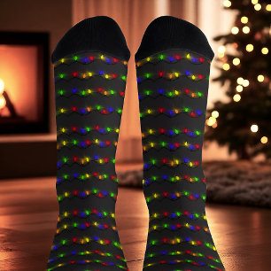 Chaussette Festif Noël Chaîne Lumière Vacances