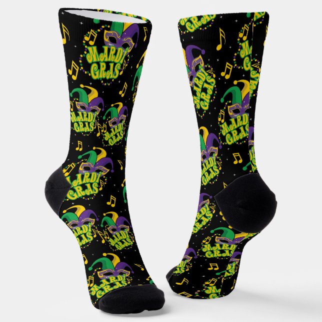 Chaussette Festive Mardi Gras (Angulaire)