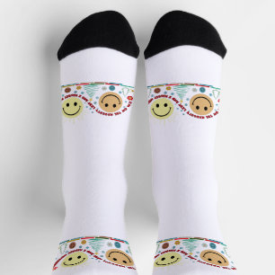 Chaussette Fête amusante disant